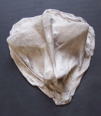 Alison Wilding, Ghost Spitfire l 2012  recycled synthetic roof slate 18x15cm Edition 50