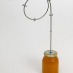 Richard Wentworth. Bottomless Pit, 2012. Steel, glass, honey. Dimensions: various. Edition: 12. Price on request.
