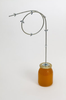 Richard Wentworth, Bottomless Pit 2012 Steel, glass, honey Dimensions various Edition 12honeyDimensions various Edition 12